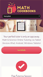 Mobile Screenshot of mathcookbooks.com